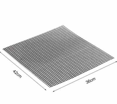 Barbecue Non Stick Wire Mesh Grilling Mat Reusable Cooking Grilling Mat For Outdoor Activities L - Shop at LoveMi