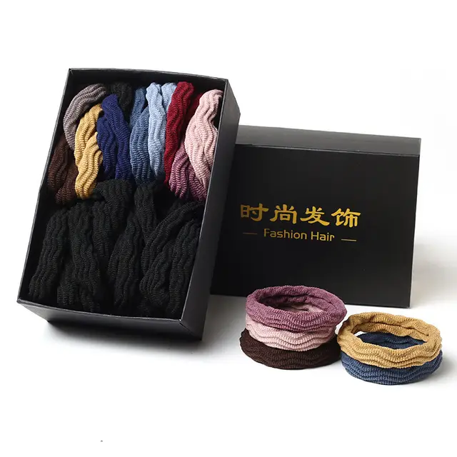 Rubber band high elasticity durable leather hair rope - Shop at LoveMi