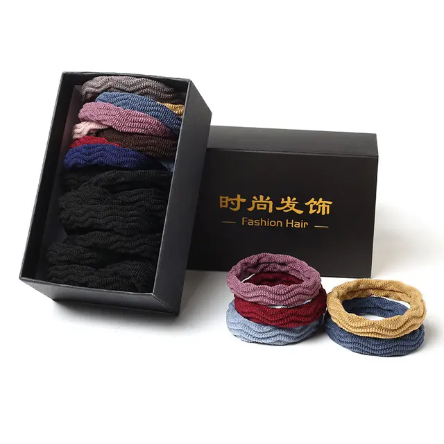 Rubber band high elasticity durable leather hair rope I - Shop at LoveMi