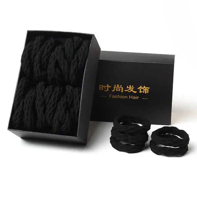 Rubber band high elasticity durable leather hair rope K - Shop at LoveMi