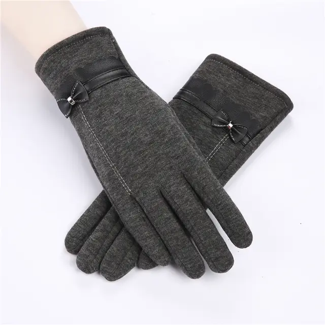 Women's cycling warm gloves Grey - Shop at LoveMi