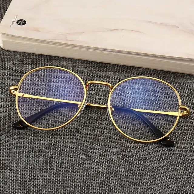 Anti radiation and anti blue light protective glasses Golden Blue - Shop at LoveMi