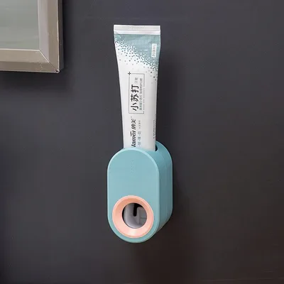 Punch free toothbrush toothpaste rack Blue - Shop at LoveMi