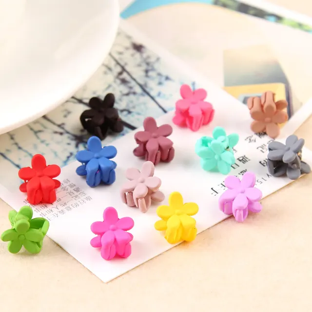 Flower mini hairpin Random 10Pcs - Shop at LoveMi