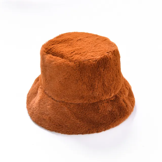Fur warm hat Caramel - Shop at LoveMi