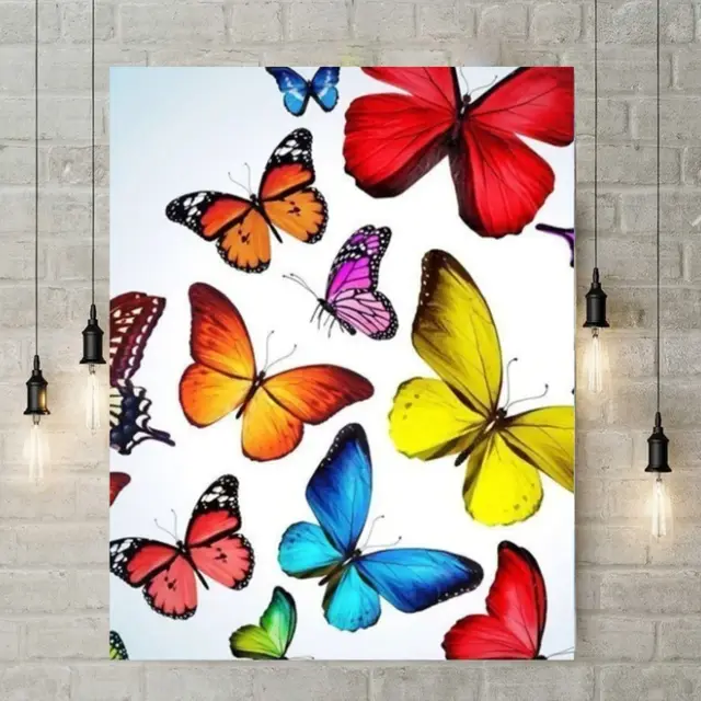 Colorful butterfly diamond painting 50X70Cm - Shop at LoveMi