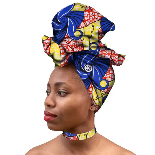 Fabric collar and scarf set exotic African collar 3Style - Shop at LoveMi