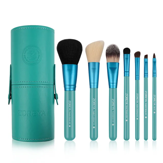 Makeup brush set Green - Shop at LoveMi