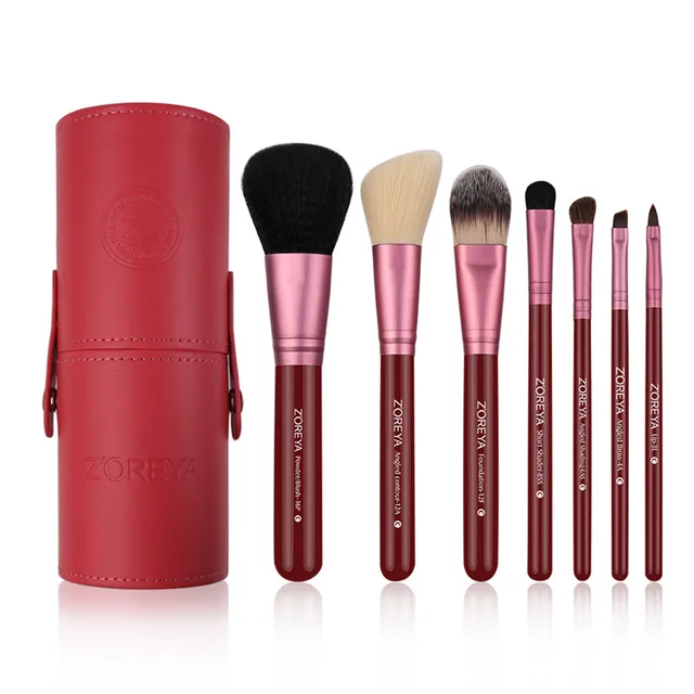 Makeup brush set Red - Shop at LoveMi