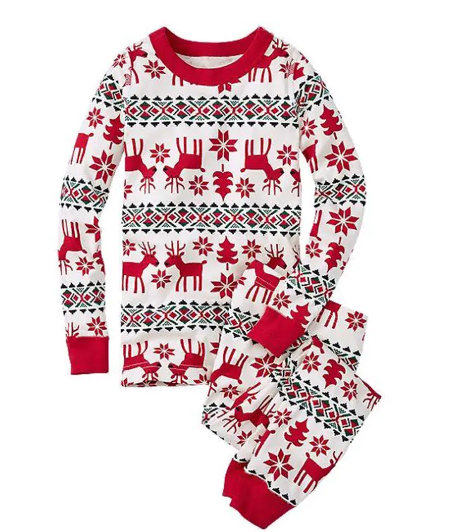 Christmas Parent Child Suit Printing Home Service Pajamas Two Piece Papa - Shop at LoveMi