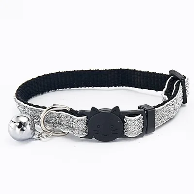 Cat and dog daily necessities collar Silver - Shop at LoveMi