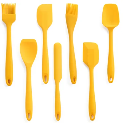 Baking tools high temperature resistant silicone spatula Seven Piece Suit - Shop at LoveMi