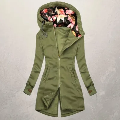 Slim windbreaker women's slim casual all match jacket Green - Shop at LoveMi