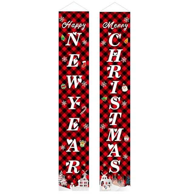 Christmas curtain couplet 10 Style - Shop at LoveMi