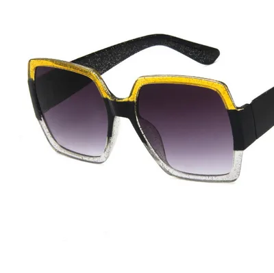 Colorful glitter sunglasses retro sunglasses 3Style - Shop at LoveMi