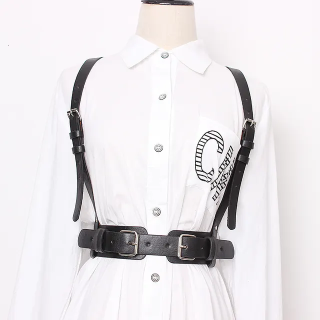 Girdle waistband women's decorative denim skirt shirt high waist thin belt Black - Shop at LoveMi