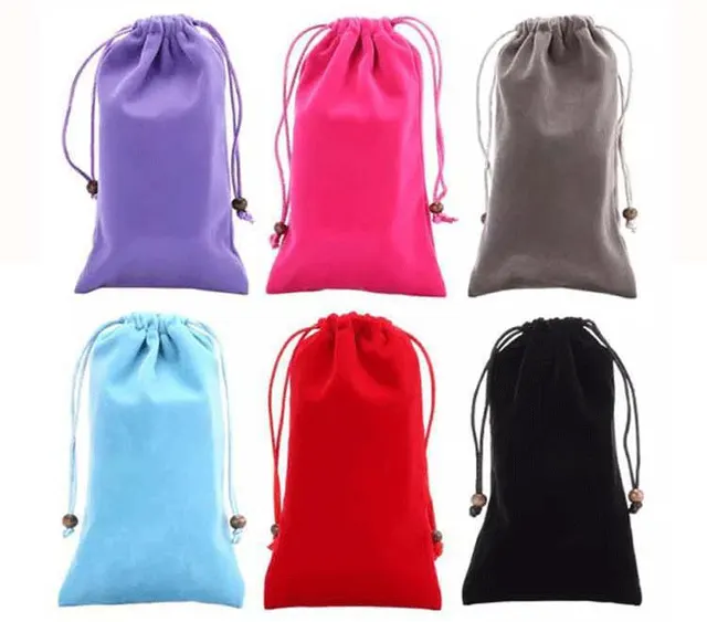 flannel mobile phone small bag Grey - Shop at LoveMi