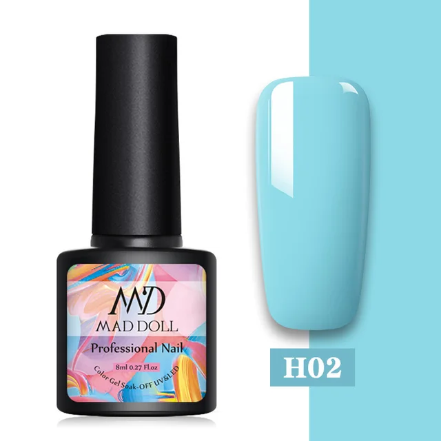 MAD DOL pure color nail polish H02 - Shop at LoveMi