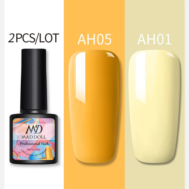 MAD DOL pure color nail polish Package 6 - Shop at LoveMi