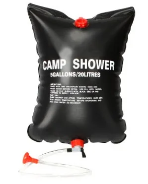 20L40L Shower Bag Energy Heated Water Bag Portable Solar Heated Outdoor Bathing Bag Camping Water Bag Hiking Water Storage 20L - Shop at LoveMi