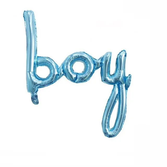Decorated with letter aluminum foil balloon Blue A - Shop at LoveMi