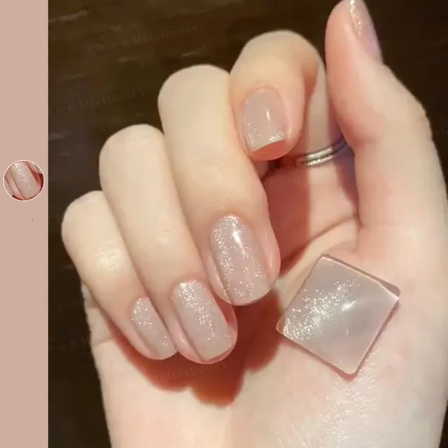 Milk tea spar cat eye nail polish 7ml Ice Myocrystalline - Shop at LoveMi