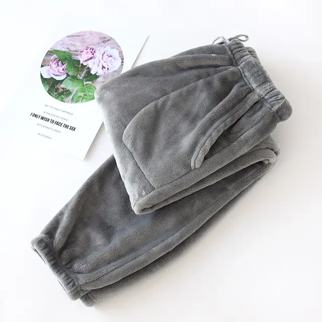 Flannel legged thermal Pyjamas Grey - Shop at LoveMi