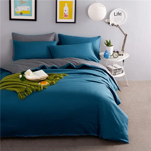 Two piece plain sheet cover Navy Blue - Shop at LoveMi
