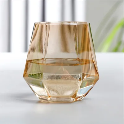 Hexagonal Cup Amber - Shop at LoveMi