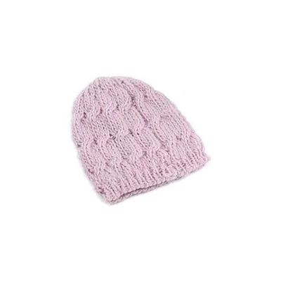Women's knitted beanie hat Pink - Shop at LoveMi