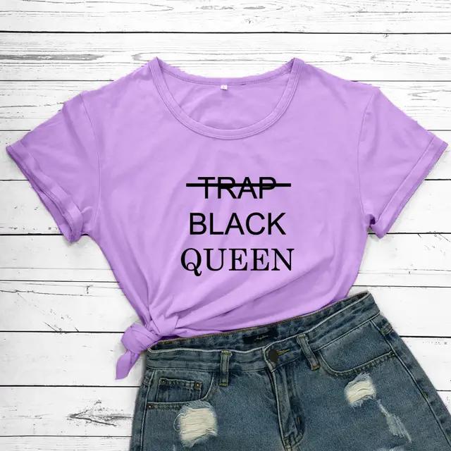 Round neck cotton short sleeves Purple - Shop at LoveMi