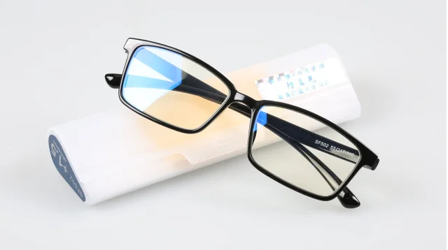 Stylish Anti blue Reading Eye Protection Glasses Black - Shop at LoveMi