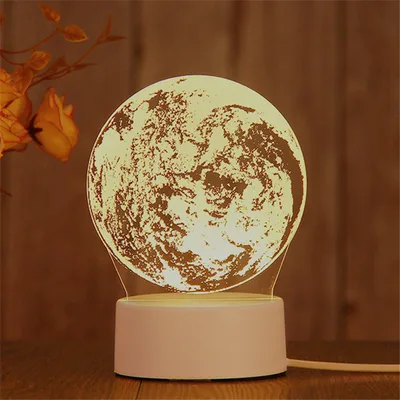 Creative 3d night light Moon - Shop at LoveMi