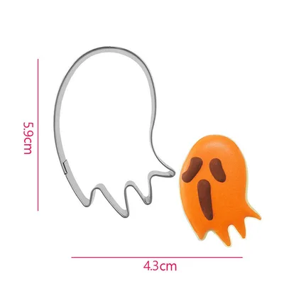 Stainless steel biscuit mold Orange Ghost - Shop at LoveMi