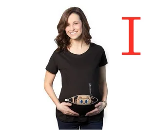 Spoof baby unzip maternity clothes - I