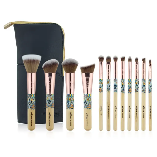12 makeup brushes With Bag - Shop at LoveMi