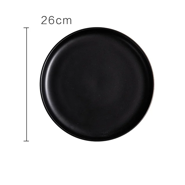 Household ceramic dish Black - Shop at LoveMi