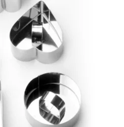 Stainless Steel Mousse Mould Heart + Round - Shop at LoveMi