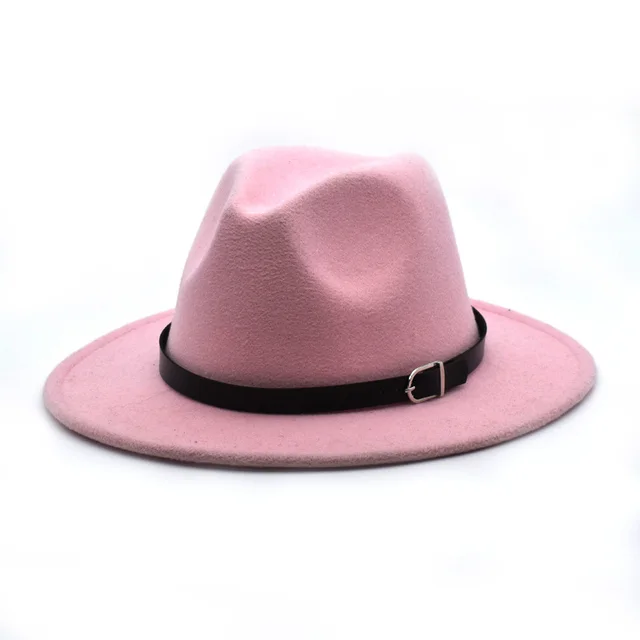 Female retro woolen hat Pink - Shop at LoveMi