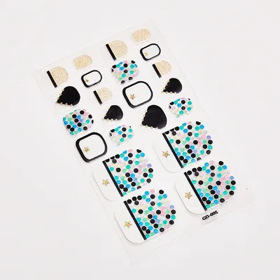 Nail Sticker Foot Nail Sticker Gd005 - Shop at LoveMi