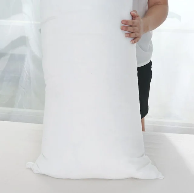 FEATHER FABRIC Fill Long Body Hug Hugging Pillow Bed Cushion Pad Anime Rectangle Sleep Nap Pillow Soft Insert Filler Core 40X120Cm - Shop at LoveMi