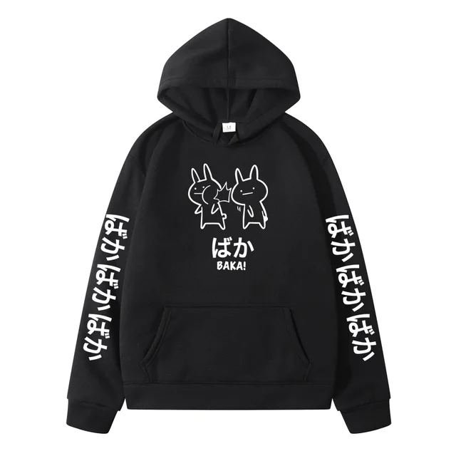 Fleece hooded sweater autumn and winter Black - Shop at LoveMi