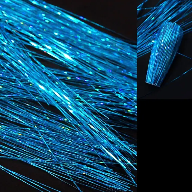 Symphony Glowing Colorful Silk Line Nail Decorations 9 Style - Shop at LoveMi