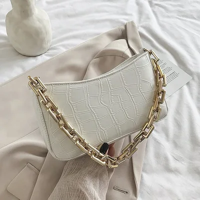 The latest Korean women's bag chain shoulder bag women's lovely handbag White - Shop at LoveMi