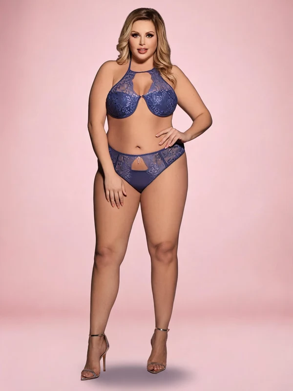 Comeondear Lingerie Lace Bra Set Bra Party Blue - Shop at LoveMi