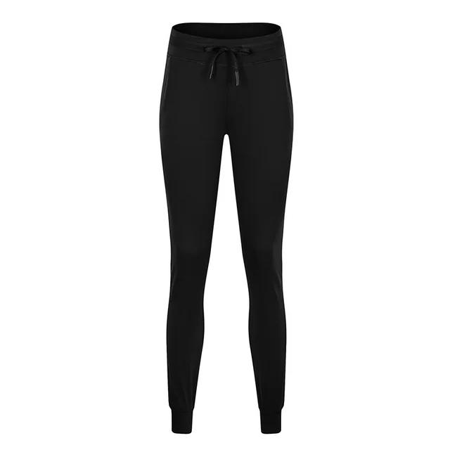 Women's quick drying elastic running fitness pants Black - Shop at LoveMi