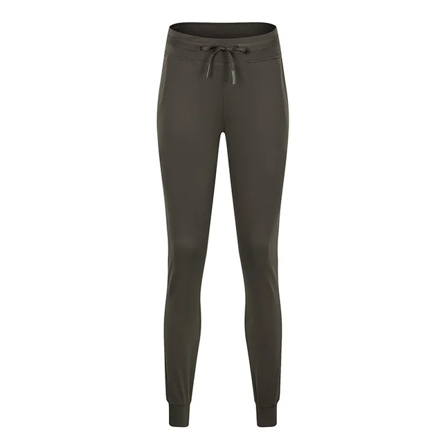 Women's quick drying elastic running fitness pants Dense Forest Green - Shop at LoveMi