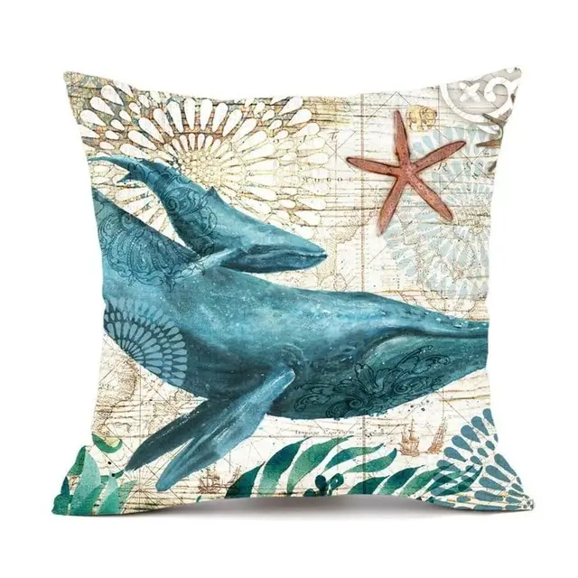 Chair cushion and pillowcase Whale - Shop at LoveMi