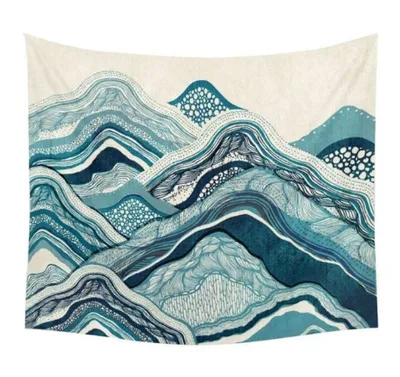 Fantastic Scenery Art Indian Hippie Hanging Wall Tapestry 150X130Cm Thick - Shop at LoveMi