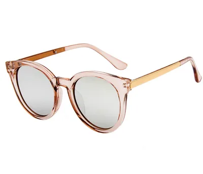 Cat eyepink sunglasses woman shades mirror female square sunglasses for women coating oculos fashion brand sunglasses Clear - Shop at LoveMi